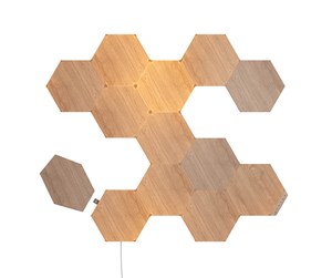 Smarthus - Nanoleaf Elements - Wood Look Hexagons Starter Kit (13 Panels) - NL52-K-3002HB-13PK