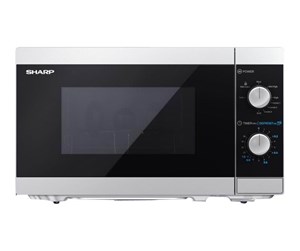 Mikrobølgeovn - Sharp YC-MG01E-S - microwave oven with grill - freestanding - silver/black - YC-MG01E-S