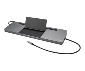 Dokkingstasjon - I-Tec USB-C Metal Ergonomic 4K 3x Display Docking Station + Power Delivery - C31FLATDOCKPDPRO