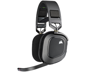 Hodetelefoner - Corsair HS80 RGB Wireless - Black - CA-9011235-EU