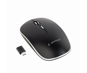 Mus - Gembird MUSW-4BSC-01 - mouse - Mus - Optisk - 4 - Svart - MUSW-4BSC-01