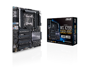 Hovedkort - ASUS WS X299 SAGE/10G Hovedkort - Intel X299 - Intel LGA2066 socket - DDR4 RAM - SSI (Server) - 90SW00H0-M0EAY0