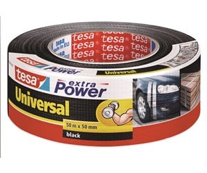 Tape & Lim - tesa Duct Tape extra Power Universal 50m x 50mm Black - 56389-00001-05