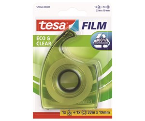 Tape & Lim - tesa film eco & clear tape 33m x 19mm Transparent + dispenser - 57968-00000-01