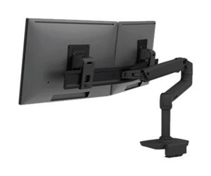 Skjermholder - Ergotron LX Dual Direct Arm Low-Profile Top Mount C-Clamp - 45-609-224