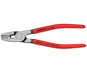 Håndverktøy - KNIPEX Presstang for endehylser, For front mating - 97 81 180