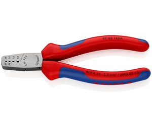 Håndverktøy - KNIPEX Presstenger for endehylser, Med trapes-pressing - 97 62 145 A