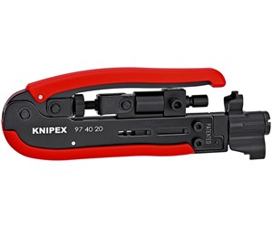 Håndverktøy - KNIPEX Kompresjonsverktøy, for koax-plugg - 97 40 20 SB