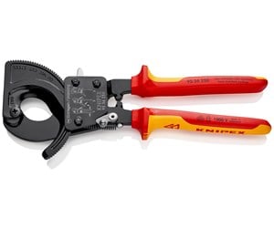 Verktøy for elektrisk arbeid - KNIPEX Kabelkutter, (Skralleprinsipp) - 95 36 250