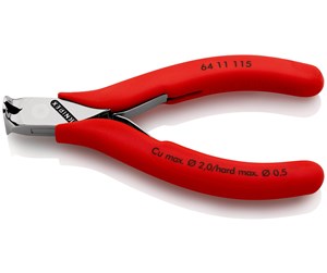 Håndverktøy - KNIPEX Elektronikk-frontkutter - 64 11 115