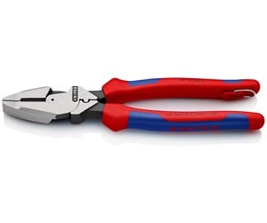 Verktøy - KNIPEX Kraft-kombinasjonstenger "Lineman's Pliers", amerikansk modell - 09 12 240 T BK