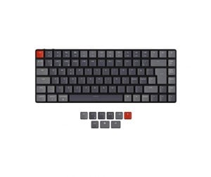 Tastatur - Keychron K3 RGB V2 - Low profile - Optical Brown hot-swappable - Gamingtastatur - Uten numpad - Nordisk - Svart - K3E3