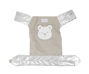 Dukker, Bamser & Utstyr - Tiny Treasures Baby doll carrier w. teddy application - LIN30275