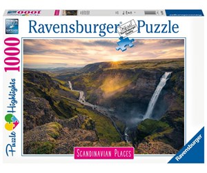 Puslespill - Ravensburger Scandinavian Haifoss Iceland 1000p - 10216738