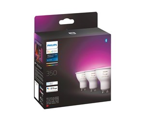 Smarthus - Philips Hue Color GU10 Spotlight - 3-pakning - 929001953115