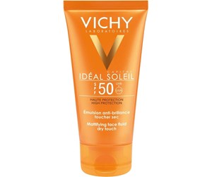 Ansiktspleie - Vichy Ideal Soleil SPF50 Face Emulsion Dry Touch - C-VI-196-50