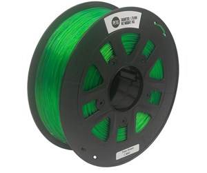 Filament - 3D Printer - ANYCUBIC PETG 1.75 mm 1 kg. Transparent green - ACPGTG19