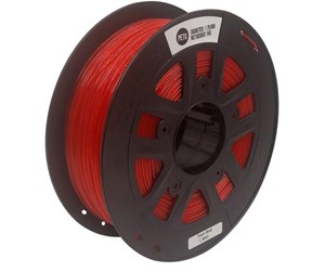 Filament - 3D Printer - ANYCUBIC PETG 1.75 mm 1 kg. Transparent red - ACPGTR19