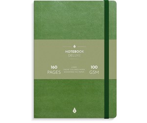 Blokker & Notisbøker - Burde Notebook Deluxe A5 green - 92743900