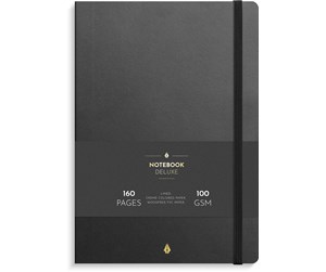 Blokker & Notisbøker - Burde Notebook Deluxe B5 black - 92744400