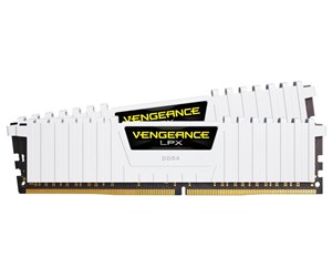 RAM - Corsair Vengeance LPX DDR4-3200 - 16GB - CL16 - Dual Channel (2 pcs) - Intel XMP - Hvit - CMK16GX4M2E3200C16W