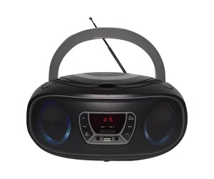 Mp3-spiller & Tilbehør - DENVER TCL-212BT - Black - Boombox - CD - FM - USB - Bluetooth - MP3-spiller - TCL-212BTGREY