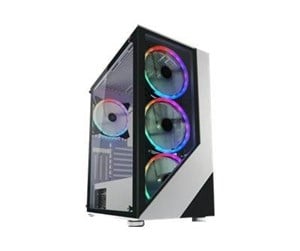 Kabinett - LC Power Gaming 803W Shaded_X - Kabinett - Tower - Hvit - LC-803W-ON