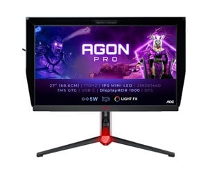 Skjerm - 27" AOC Gaming AG274QXM QHD 170Hz USB 65W Hub Speakers - AG274QXM