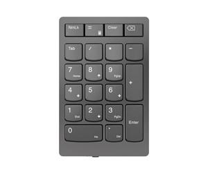 Tastatur - Lenovo Go Wireless Numeric Keypad - Numpad - Grå - 4Y41C33791