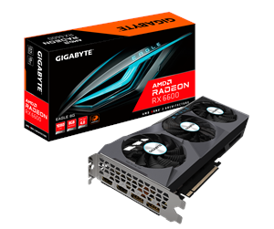 Grafikkort - GIGABYTE Radeon RX 6600 EAGLE - 8GB GDDR6 RAM - Grafikkort - GV-R66EAGLE-8GD