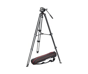 Tripod - Manfrotto Tripod with fluid video head Lightweight with Side Lock - MVK500AM