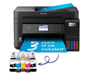 Skriver - Epson EcoTank ET-3850 All in One Blekkskriver Multifunksjon - Farge - Blekk - C11CJ61402