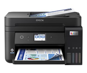 Skriver - Epson EcoTank ET-4850 All in One Blekkskriver Multifunksjon med faks - Farge - Blekk - C11CJ60402