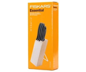 Kjøkkenredskaper - Fiskars Essential Knife block and knives set - 837091