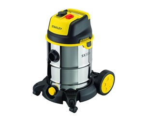 Verktøy - Stanley 30L Stainless Steel Wet And Dry Vacuum Cleaner With Power Tool Connectivity - SXVC30XTDE