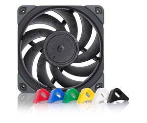 Kabinettvifte - Noctua NF-A12x25 PWM chromax.black.swap - Kabinettvifte - 120mm - Svart - 22 dBA - NF-A12x25 PWM CH.BK.S