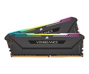 RAM - Corsair Vengeance RGB PRO SL DDR4-4000 - 16GB - CL18 - Dual Channel (2 pcs) - AMD Optimized - Svart med RGB - CMH16GX4M2Z4000C18