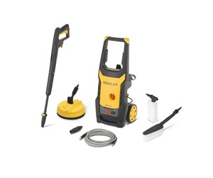 Høytrykksspyler - Stanley Høytrykksspyler 1400W Electric Pressure Washer With Mini Patio Cleaner And Fixed Brush - SXPW14PE