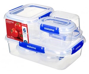 Kjøkkentilbehør - Sistema Starter Klip It Plus 6 Pack - 881760