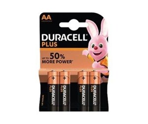 Batteri - DURACELL AA Plus 4-Pack - 140851