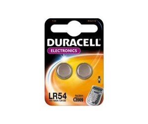 Batteri - DURACELL LR54 battery - 2 x LR54 - Alkaline - LR54