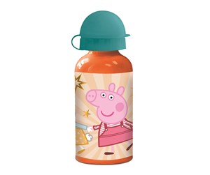 Skole - Euromic Peppa Pig Water bottle aluminum 400ml - 088808717-41234