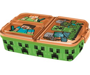 Skole - Euromic Minecraft Multi compartment sandwich box - 40420