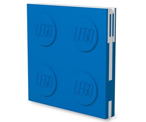 Skole - Euromic LEGO Stationery Locking note book BLUE with gel pen - 522575