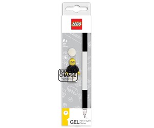 Skole - Euromic LEGO Stationery Gel pen 1 pc. BLACK packed in colour box with mini figurine - 4003075-52601