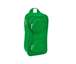 Skole - Euromic LEGO BRICK pouch green 20x10x6 cm 1.0L - 4011082-AC0572-200