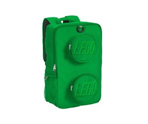 Skole - Euromic LEGO BRICK backpack green 40x25x15 cm 18L - 4011090-DP0960-200B