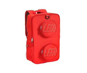 Skole - Euromic LEGO BRICK backpack red 40x25x15 cm 18L - 4011090-DP0960-300B