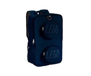 Skole - Euromic LEGO BRICK backpack navy 40x25x15 cm 18L - 4011090-DP0960-710B