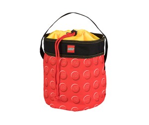 Skole - Euromic LEGO STORAGE Cinch bucket red 22x20x20cm 6.3 L - 4011195-TT212-300PKG